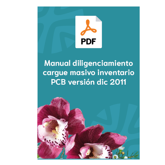 Manual de diligenciamiento y cargue masivo del inventario PCB