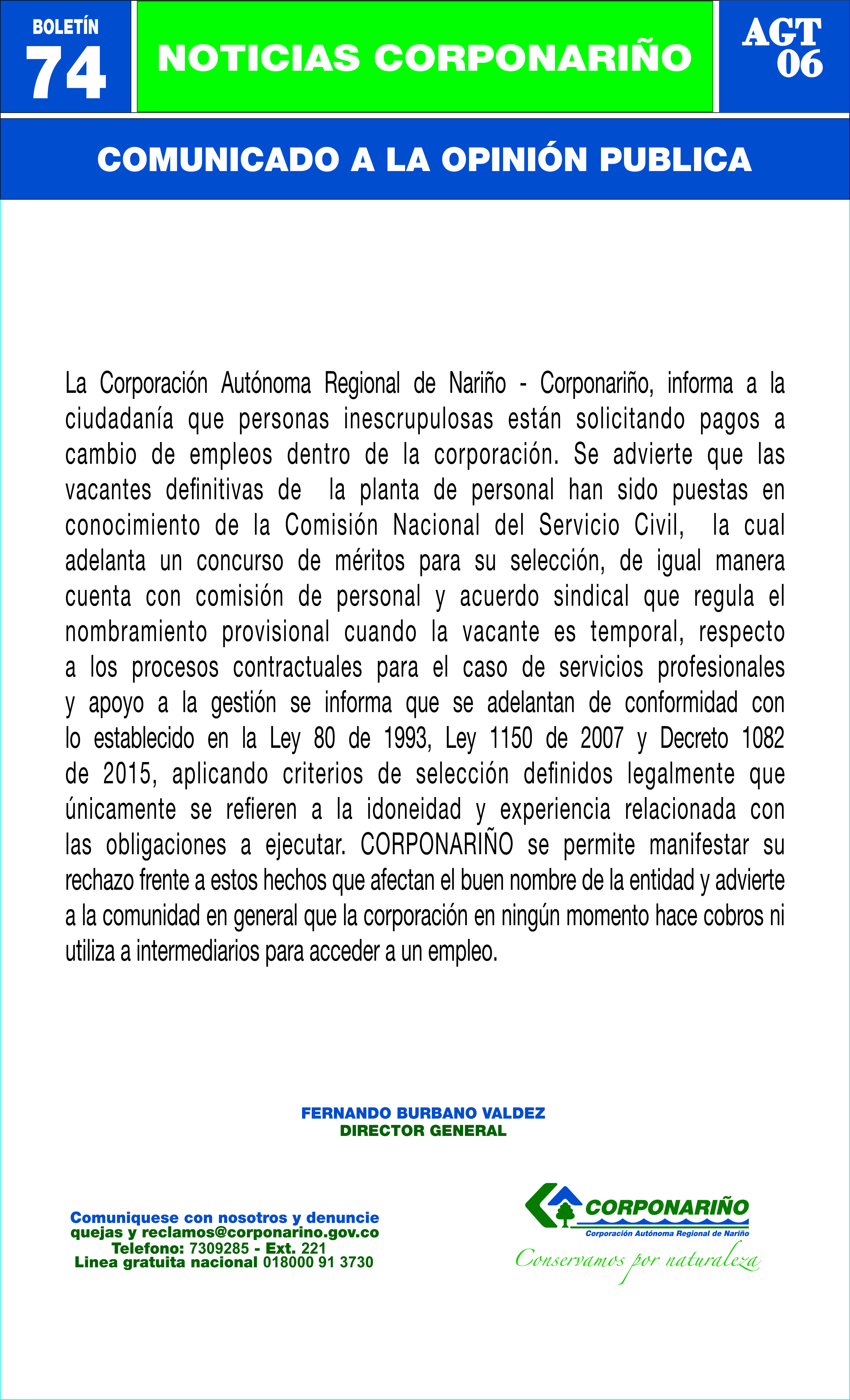 Boletín 74