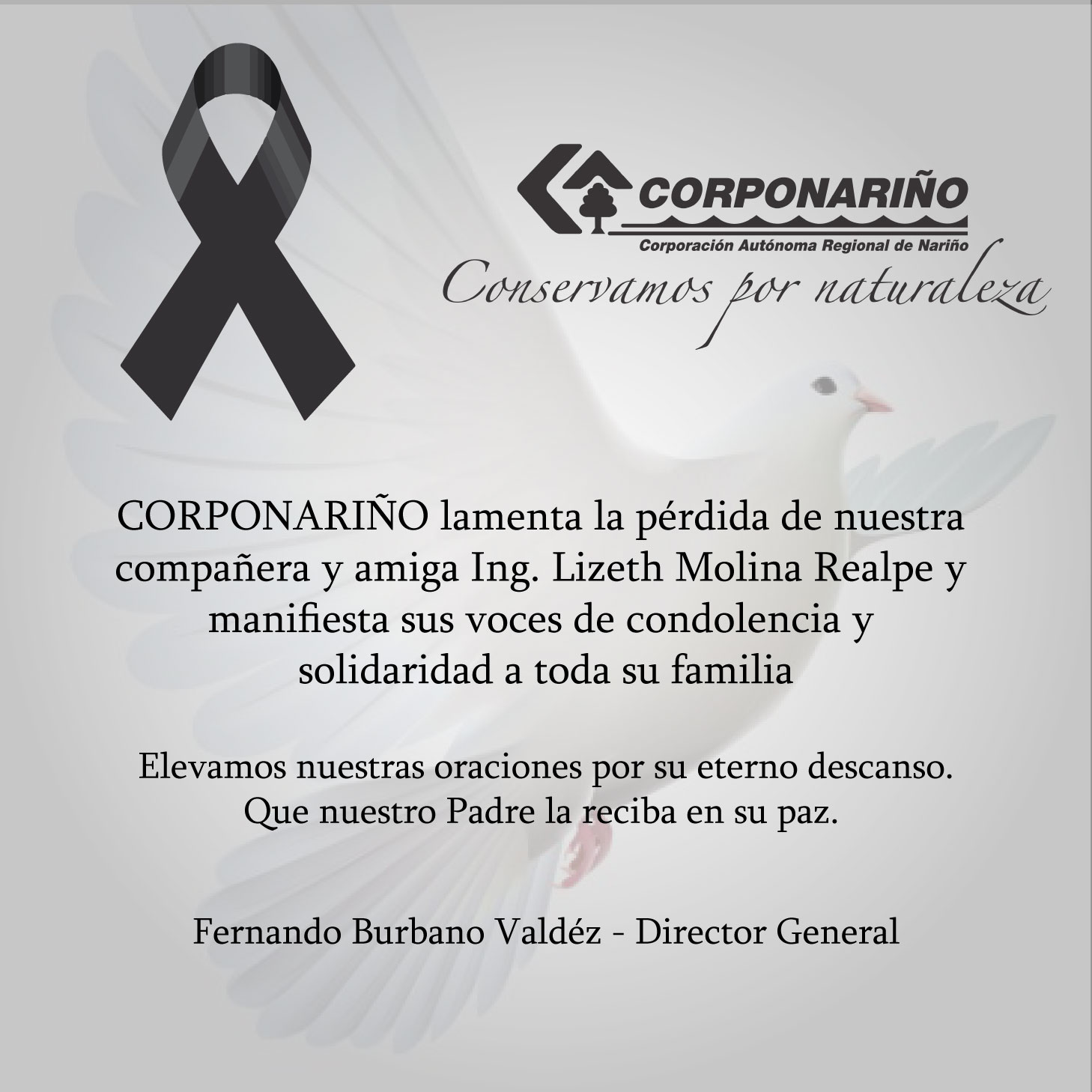 Condolencias