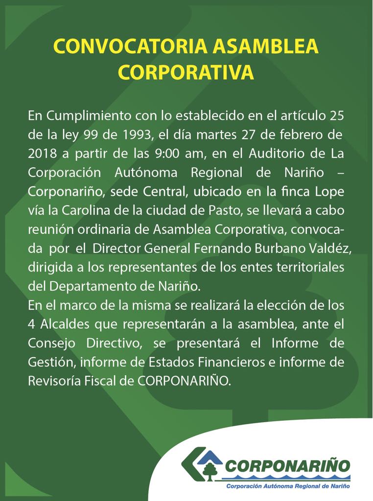 CONVOCATORIA