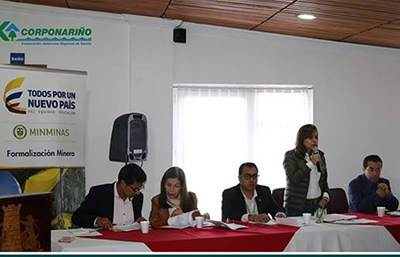 Boletín 87 CORPONARIÑO PARTICIPA DE LAS JUNTAS DIRECTIVAS REGIONALES PARA LA FORMALIZACIÓN DE LA PEQUEÑA MINERÍA DE NARIÑO