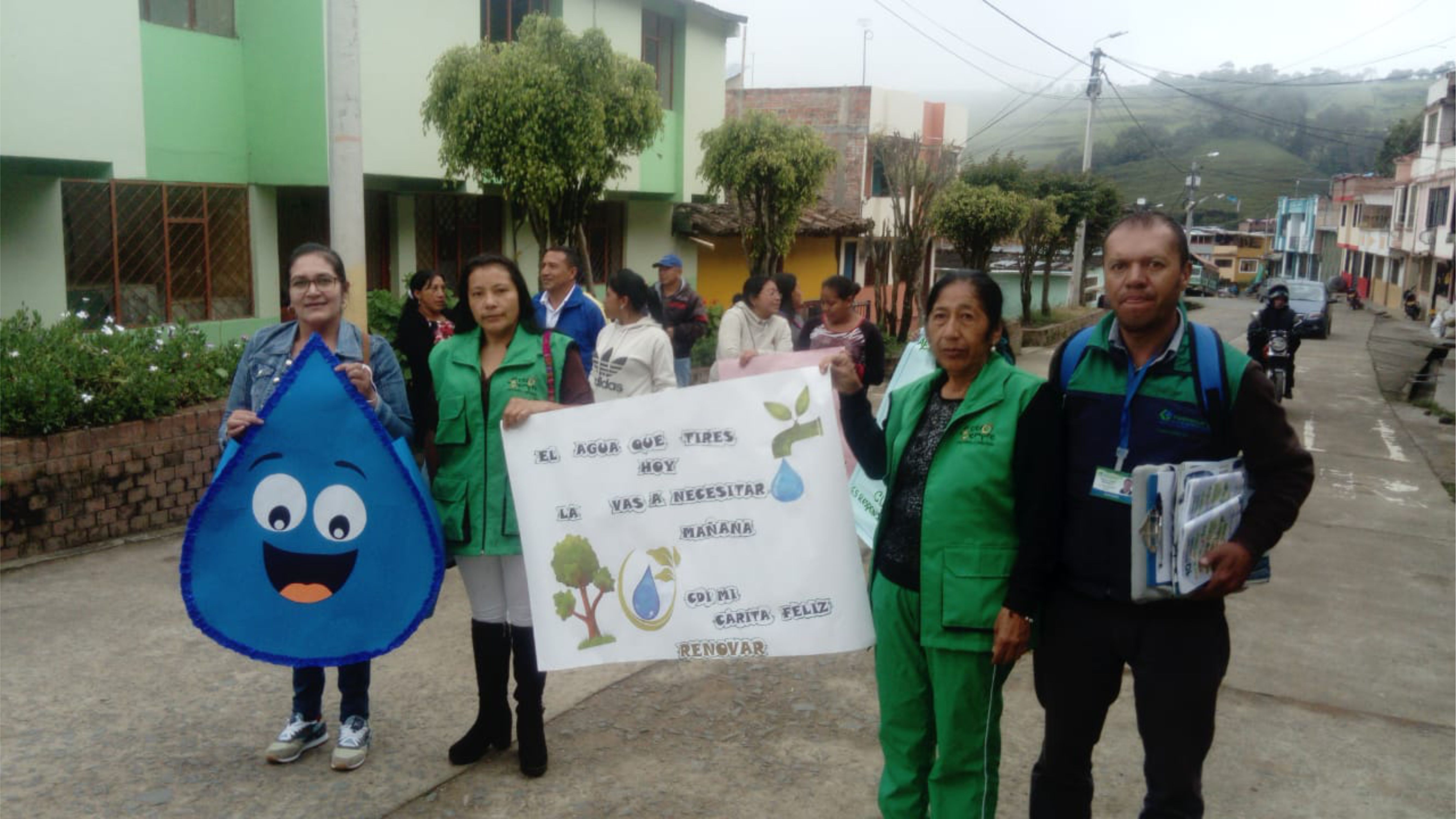 CORPONARIÑO Marcha por el Cuidado de Agua — Santacruz de Guachavéz
