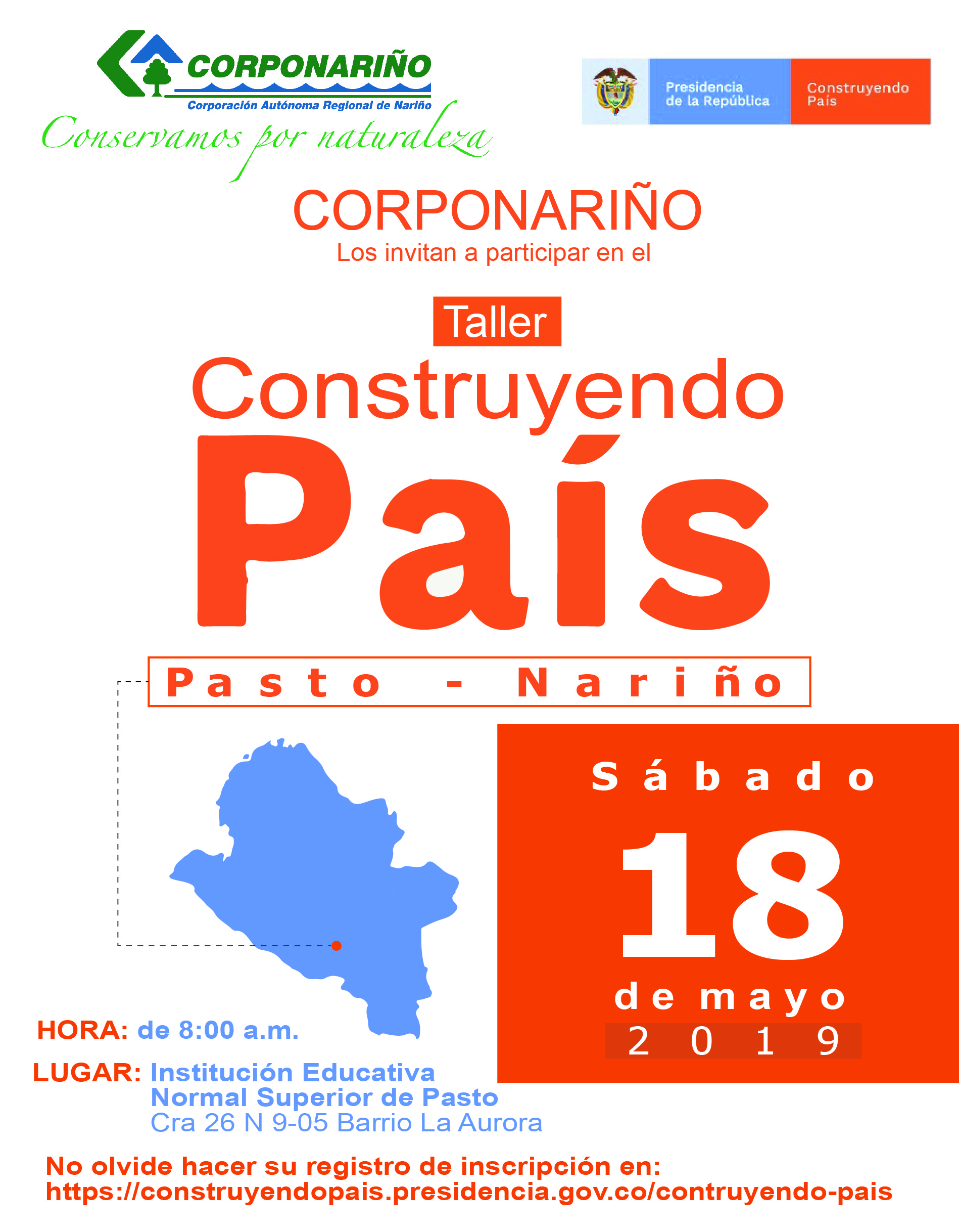 CORPONARIÑO BOLETIN Taller construyendo un País